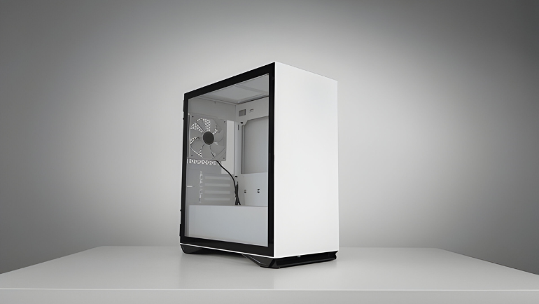 white form factor PC case